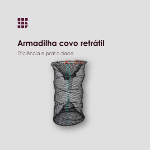 Armadilha covo retrátil