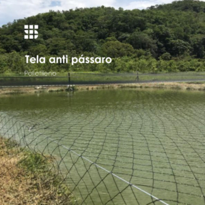 Tela anti pássaro em polietileno