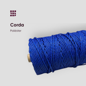 Corda polietileno azul