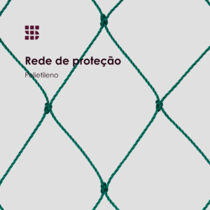 Rede de polietileno verde